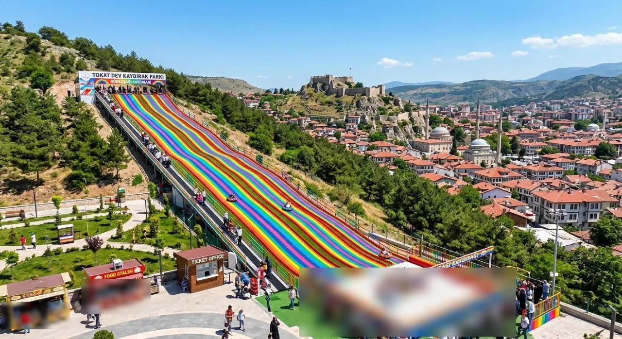 Öneri fotoğrafı: Tokatta dev kaydırak olsaydı